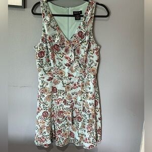 Teeze Me Floral Fit & Flare Tiered Dress Size 11/12
